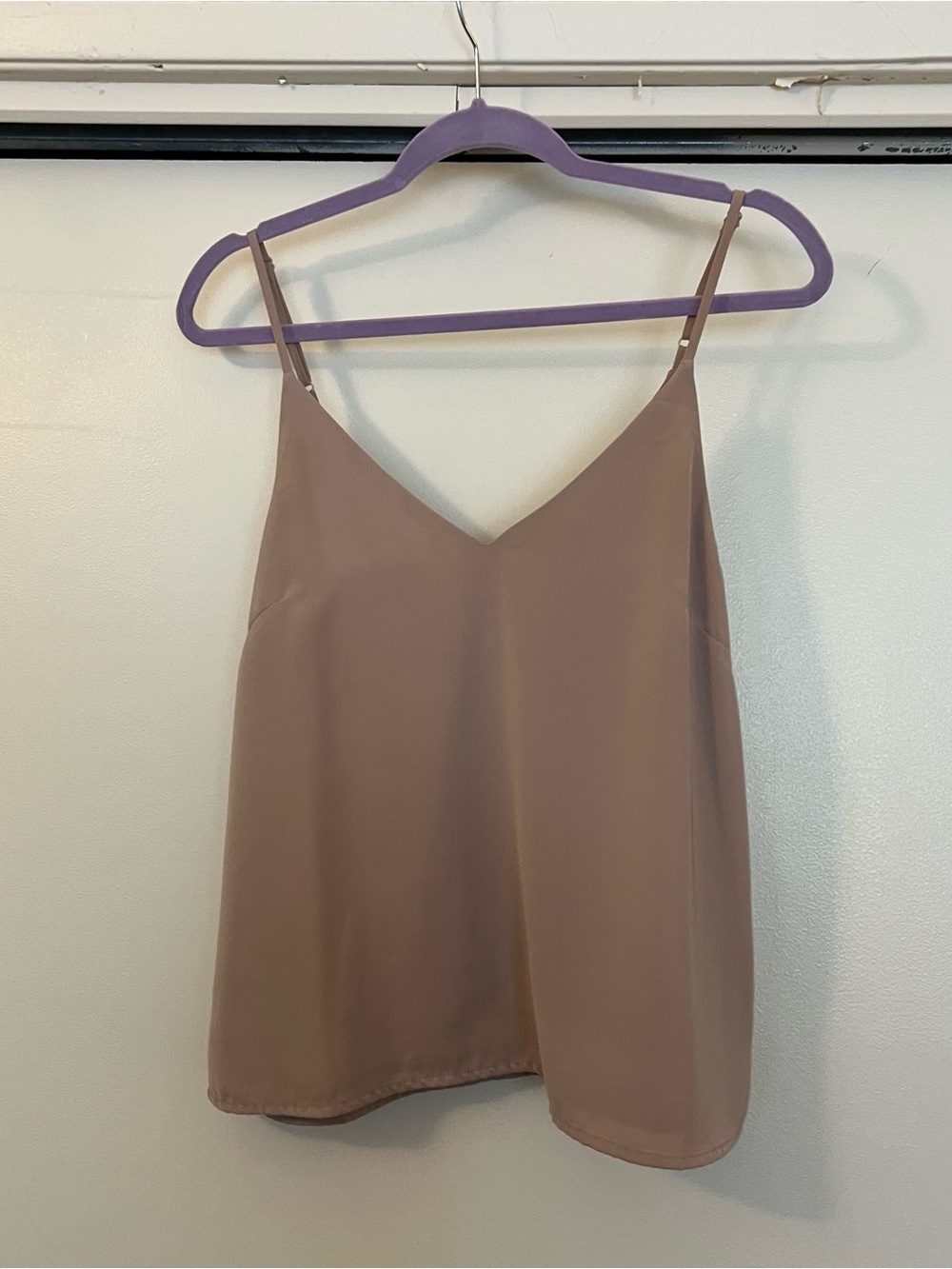 Showpo Taupe V-Neck Satin Camisole